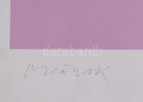 Hencze Tamás (1938-2018): Collage, Róma, '97/2007. Szitanyomat, papír, jelzett. Hencze Tamás au...