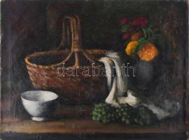 Tscharner János / Tscharner, Johann Wilhelm von (1886-1946): Csendélet. Olaj, vászon, jelezve balra ...