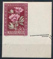 1950 Virág (I.) 30f látványos elfogazással