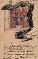 Military barrack window hand-crafted