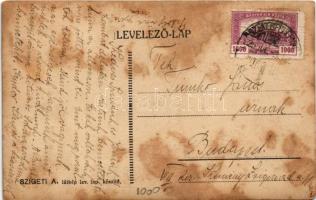 1925 Székesfehérvár, Városház tér, gyógyszertár, Deák Testvérek, Deutsch Manó és fia üzlete. Szigeti...