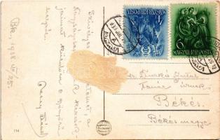 1938 Budakeszi, Erkel utca (ragasztónyom / glue mark)