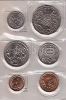 Ausztrália 1980. 1c-50c 6klf db, eredeti szettben, tanúsítvánnyal T:1