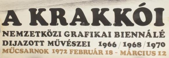 Szilvásy Nándor (1927-2011): A Krakkói Nemzetközi Grafikai Biennálé díjazott művészei, Műcsarnok, 19...