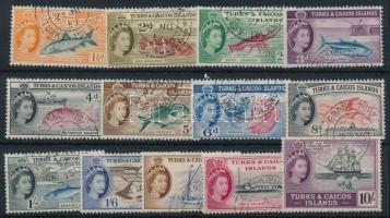 Turks and Caicos 1957 a forgalmi sor 13 értéke