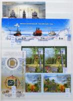 Oroszország 1992-2010 Változó intenzitással gyűjtött gyűjtemény, blokkok, sorok, kisívek, önálló ért...