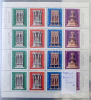 Újszerű állapotú nagy ívberakó benne blokkok, kisívek, teljes ívek, levelek, FDC-k stb. főleg német ...