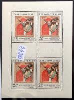 Csehszlovákia blokk / kisív készlet a 30-as 70-es évekből 30 lapos levél / kisív berakónam, szép any...