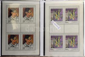 Csehszlovákia blokk / kisív készlet a 30-as 70-es évekből 30 lapos levél / kisív berakónam, szép any...