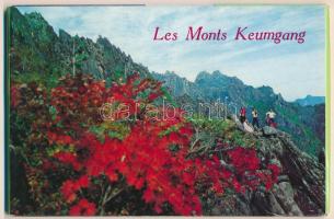 Észak Korea Keumgang hegység 14 db modern lap tokban