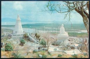 1973 Tábori posta képeslap a vietnami békefenntartók magyar katonájától a Honvédelmi Minisztériumon ...