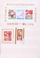 Vegyes tétel 20 db A/4, közepes és kis berakóban, lapokon és egy kisebb dobozban. Érdekes nagyon veg...