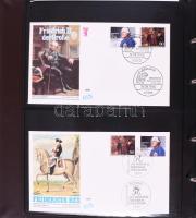 Óriási levéltétel külföldi kereskedői hagyatékból: sok ezer darab NSZK, Berlin FDC közte CM-ek, kevé...