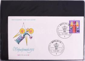 Óriási levéltétel külföldi kereskedői hagyatékból: sok ezer darab NSZK, Berlin FDC közte CM-ek, kevé...