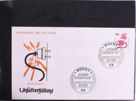 Óriási levéltétel külföldi kereskedői hagyatékból: sok ezer darab NSZK, Berlin FDC közte CM-ek, kevé...