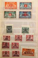 Danzig kis gyűjtemény 216 bélyeg közepes berakóban