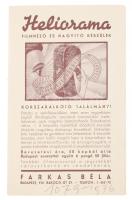 Heliorama filmnéző és nagyító készülék kihajtható képes árjegyzék