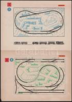 Vasút. Pálya-tervek [TT- ZEUKE modellvasúthoz]. Mappában