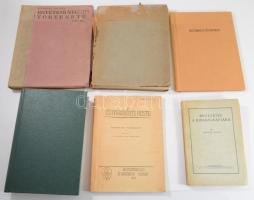 6 darab nyomdászattal és könyvtáros szakmával kapcsolatos könyv. A könyvtárosképzés füzetei 1963. Decimális rendszer 1937. Bevezetés a bibliográfiába 1939. A bibliográfia kézikönyve 1941. A Királyi Magyar Egyetemi Nyomda Története 1577-1927. Tíz írás a nyomdászatról 1942. Néhol folttal, bírással, aláhúzással
