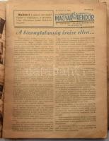 1947-1948 Magyar Rendőr, a Magyar Államrendőrség folyóirata 3 db száma (I. évf. 13. sz., II. évf. 10...