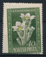 1950 Virág (I.) 40f látványos elfogazással