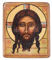 2 darab kézzel festett görög ikon, Mandylion, Angyali üdvözlet, 8x6 cm, 10,5x9,5 cm