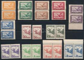 1927 Repülő (I.) 2 db sor, az 50f kivételével mind párban (30.000)