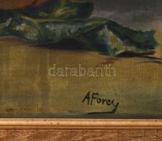 AForey jelzéssel, XX. sz. első fele: Csendélet vadkacsával. Olaj, vászon. Apró felületi sérülésekkel...