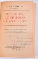 Sztrokov, A. A.: A katonai művészet története. A szerző által Liptai Ervin hadtörténész részére dedi...