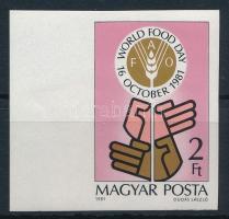 1981 Élelmezési világnap ívszéli vágott bélyeg
