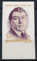 1981 Szántó Béla ívszéli vágott bélyeg