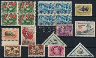 18 db bélyeg számvízjellel