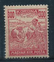 1920/1924 Arató 300K az egyik oldalon elcsúszott értékszámmal