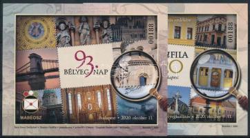 2020 93. Bélyegnap - TEMAFILA emlékív pár azonos sorszámmal