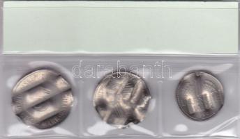 Németország 2001. 1DM, 2DM, 5DM "A Márka megszüntetése" eredeti csomagolásban