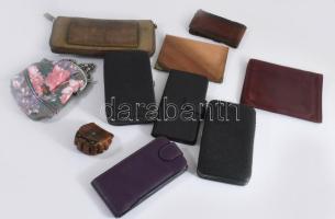 10 darab klf bőr és műbőr pénztárca