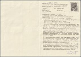 1868 Határőrvidék hírlapilleték bélyeg 2kr próbanyomat / proof. Különleges magyar ritkaság!
Certifi...