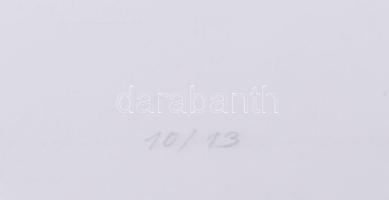 Kiss Zoltán (1965-): Cím nélkül, 2000. Litográfia, papír, jelzett, számozott: 10/13, 40x58 cm