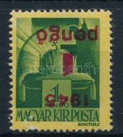 1945 Kisegítő IV. 1P/1P fordított felülnyomattal (20.000)