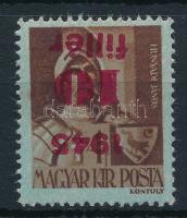 1945 Kisegítő IV. 10f/4f fordított felülnyomattal (8.000)
