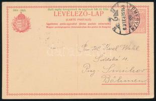 1916 Hadisegély feláras díjjegyes levelezőlap "TEMESVÁR" - Böhmen (Hodobay 58)