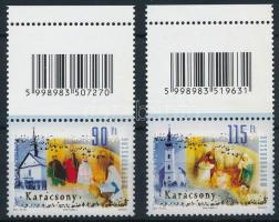 2011 Karácsony sor ívszéli vonalkódokkal