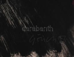 Gönczi Béla (1934-): Richard III (plakátterv). Tempera, papír. Jobb alsó sarkában jelzett. Apró laps...