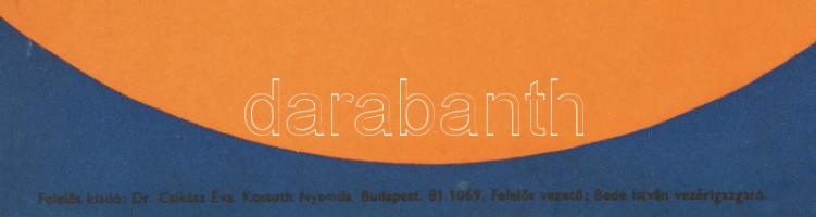 Gönczi Béla (1934-): Törődjünk többet az idősekkel, Magyar Vöröskereszt, 1981. Plakát, papír. Jelzet...