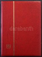 Leuchtturm 16 fehér lapos berakó piros borítóval, újszerű álllapotban