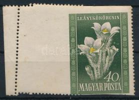 1950 Virág (I.) 40f látványos elfogazással