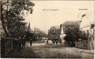 1922 Olcsvaapáti, utcarészlet, Kiadja "Hangya" szövetkezet (EK)