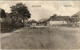 1922 Olcsva, utcarészlet. "Hangya" Szövetkezet kiadása (EK)