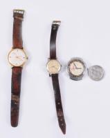 3 darab szovjet karóra, közte Wostok 1980 olimpiai óra, szervizelendőek, nem működnek.