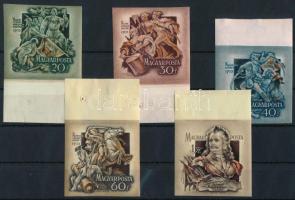 1953 II. Rákóczi Ferenc (II.) ívszéli vágott sor (15.000)